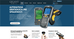 Desktop Screenshot of gigantslovakia.sk